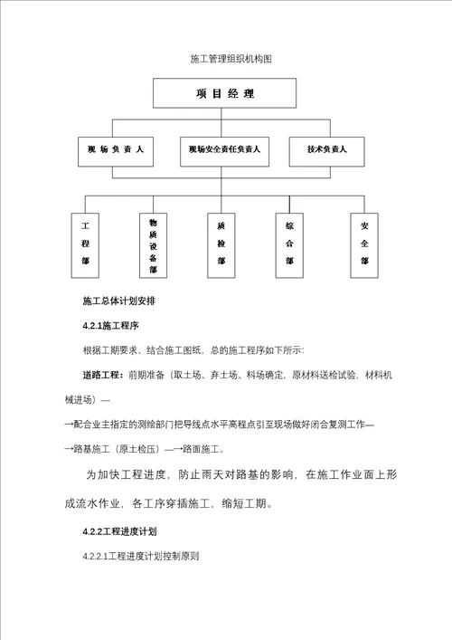 农村道路施工方案