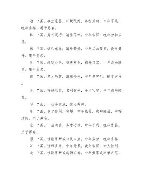 名字五行属水的字【起名属水的字】.docx