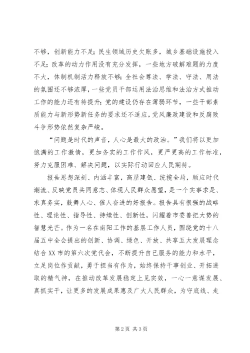 学习XX市市六次党代会心得体会3.docx