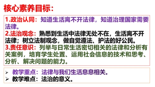 【新课标】9.1 生活需要法律课件【2024春新教材】（28张ppt）