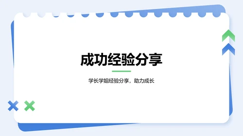 蓝色扁平风比赛经验分享报告PPT模板