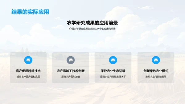 农学创新与发展