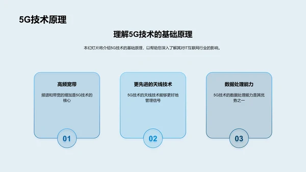 5G技术投资报告PPT模板