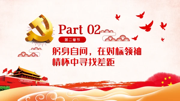 不忘初心牢记使命勇于担当党课PPT模板