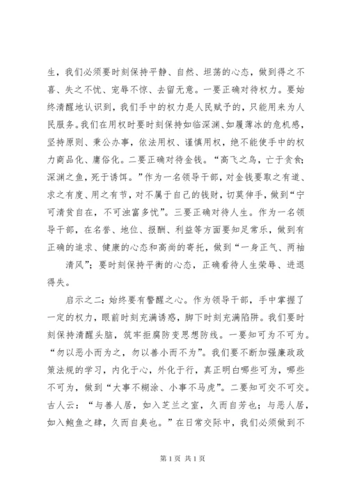 领导干部廉政心得体会.docx