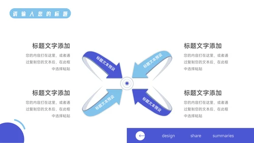 蓝色简洁欧美风活动执行方案汇报PPT模板