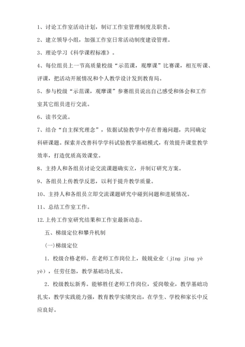 学校教师梯级发展培养综合项目工程实施专项方案.docx