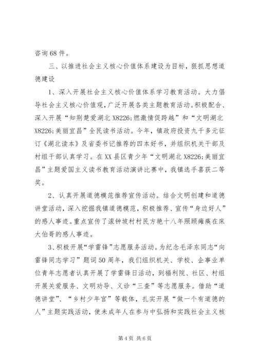 乡镇年度宣传思想文化工作总结.docx