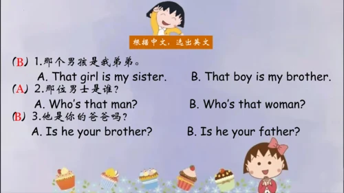 Unit 2 My family 复习课件(共22张PPT)