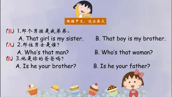 Unit 2 My family 复习课件(共22张PPT)