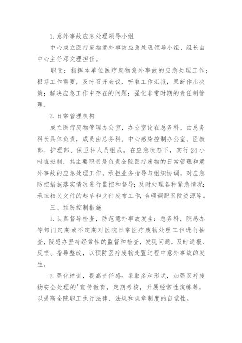 医疗废物处置应急预案.docx