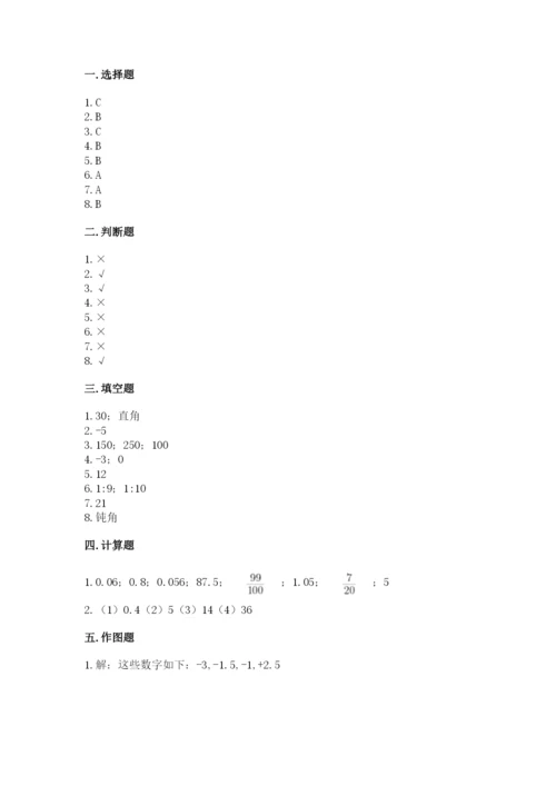 六年级下册数学期末测试卷及完整答案【必刷】.docx