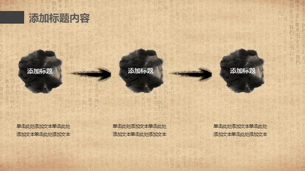 中国书法毛笔通用PPT模板