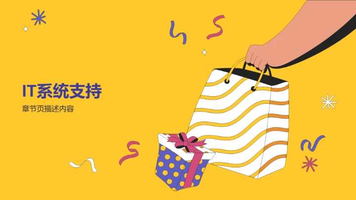 电商平台购物双十一复盘PPT模板