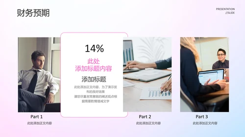 轻快风格商业计划书演示PPT模板