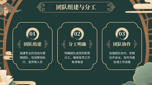 绿色中国风中元节活动策划与营销策略