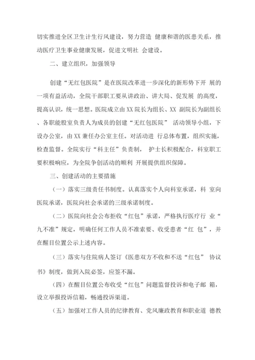 医务工作人员廉洁从业专项行动工作实施方案2.docx