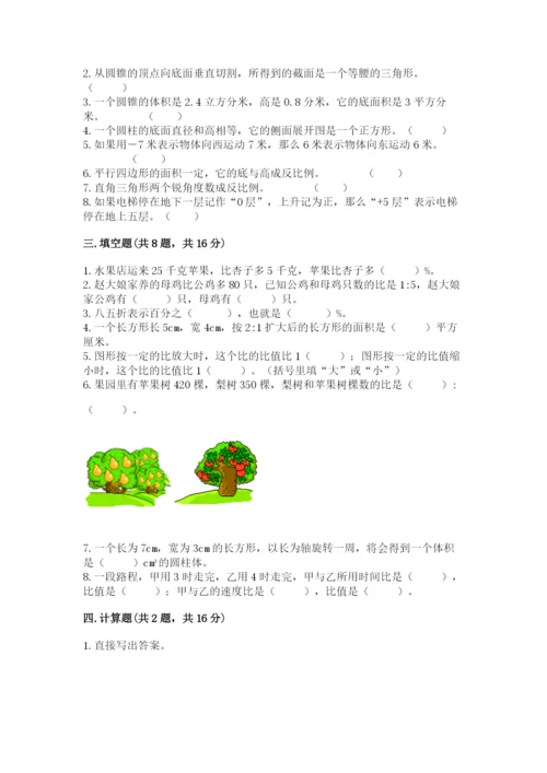 小升初数学期末测试卷附答案【培优a卷】.docx
