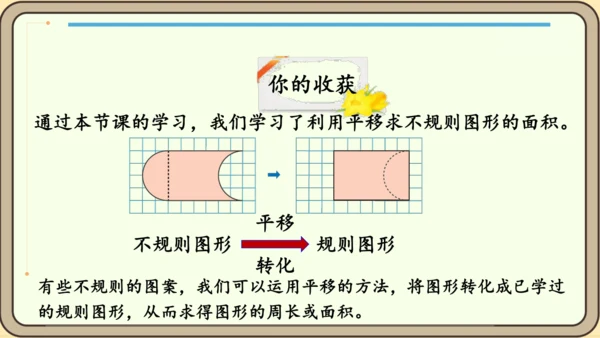 新人教版数学四年级下册7.4  运用平移知识解决问题课件