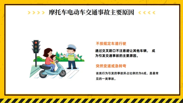 非机动车交通安全通用PPT模板