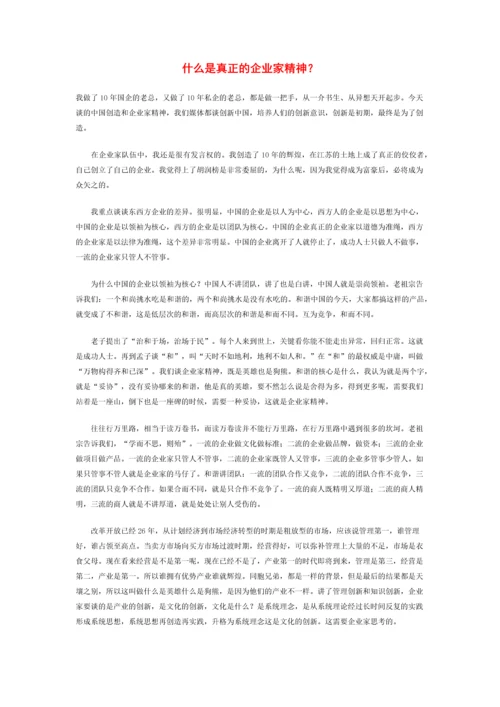 什么是真正的企业家精神.docx