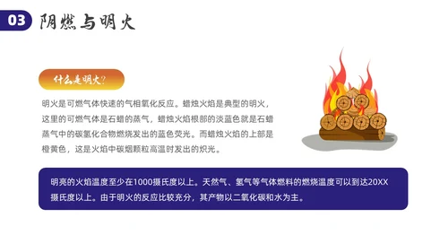卡通风钻木取火介绍PPT模板神话故事