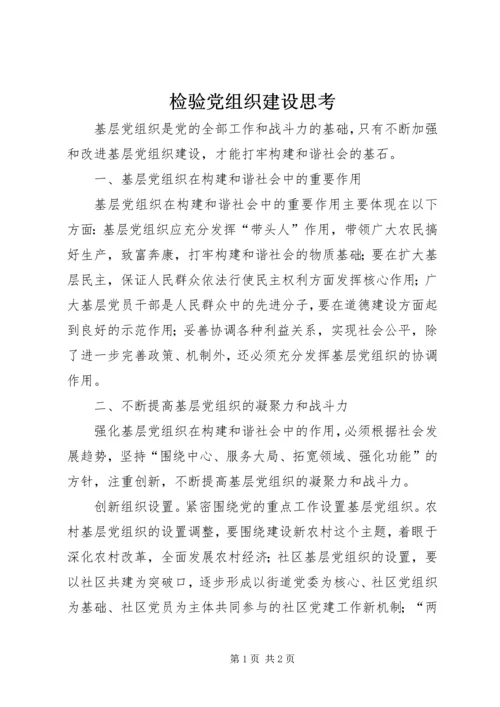 检验党组织建设思考.docx