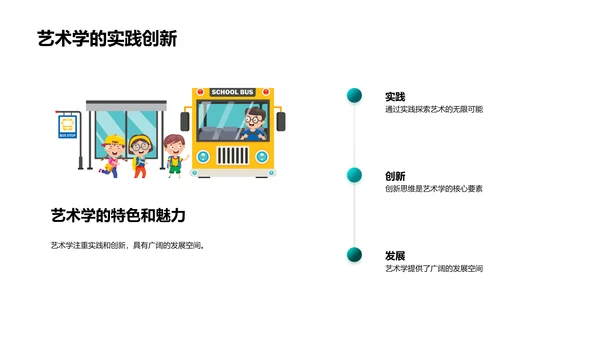 艺术学科探究PPT模板