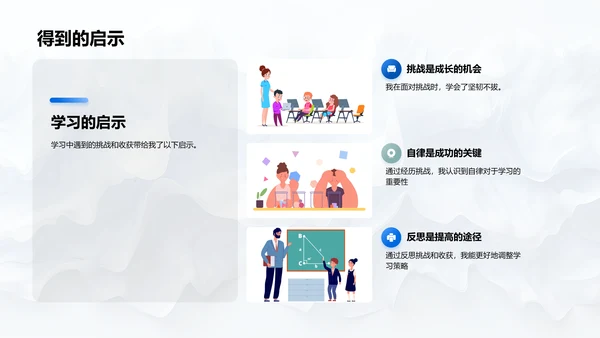 个人学习实践报告PPT模板