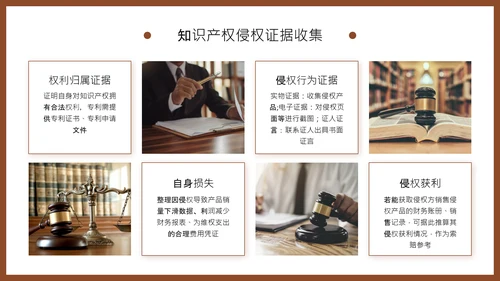 棕色商务风知识产权保护制度培训PPT
