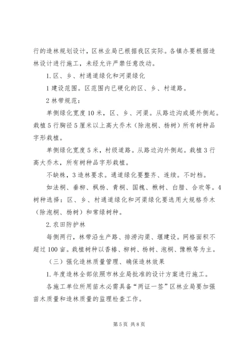 造林绿化分工管理方案.docx