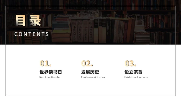 世界读书日知识科普PPT模板