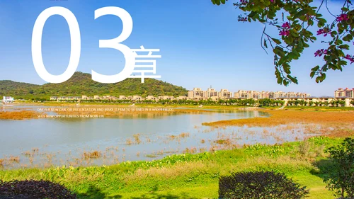 绿色乡村振兴新农村建设乡村旅游ppt