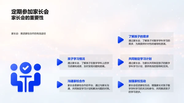 数学学习汇报PPT模板