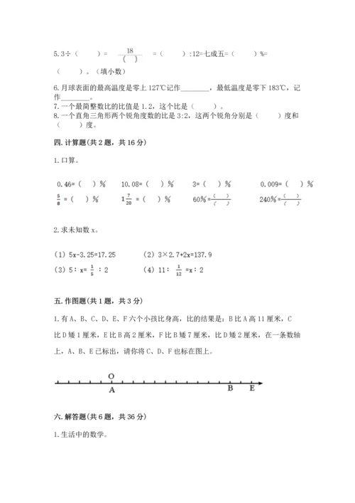 人教版数学六年级下册期末测试卷精品【典优】.docx