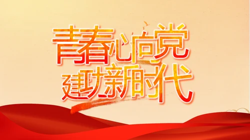 中国精神党建党支部年年终总结PPT