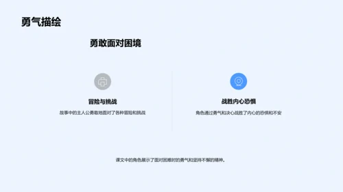 课文赏析学习报告PPT模板