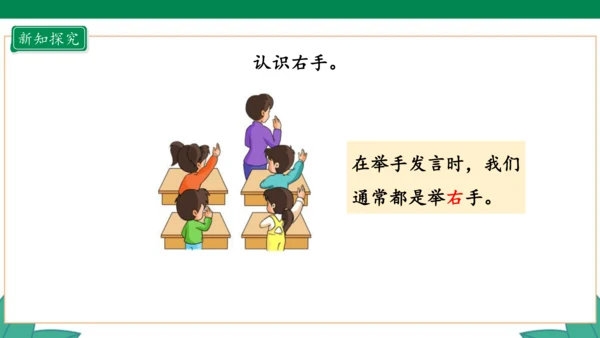 新人教版1年级上册 2.2 左、右 教学课件（27张PPT）