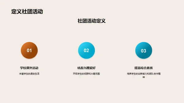 社团活动的启示