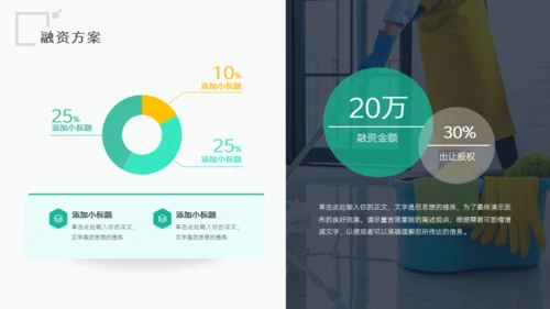 绿色家政服务项目计划书通用PPT