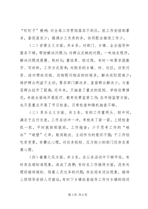 党的群众路线边学边查边改工作报告.docx