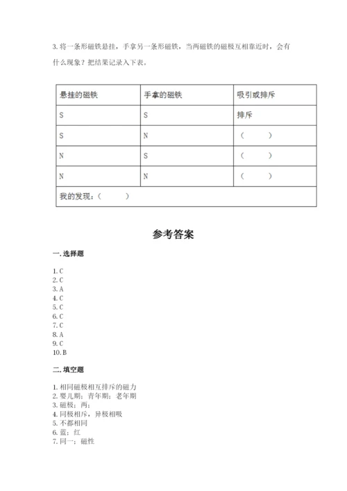 教科版二年级下册科学期末测试卷含答案【实用】.docx
