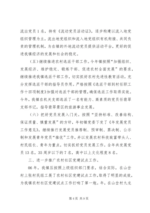 组织工作年终总结及来年计划.docx