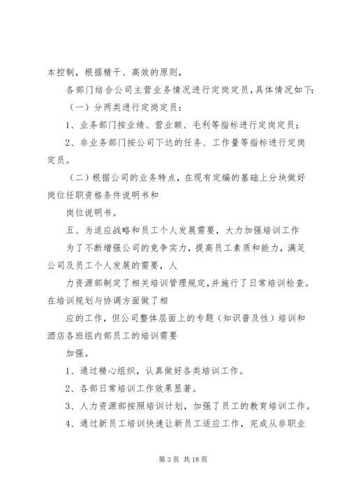 人力资源总结报告.docx