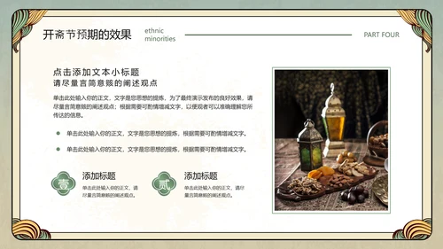 伊斯兰文化回族开斋节活动策划PPT