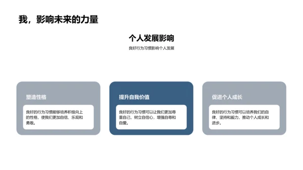 行为习惯教育课