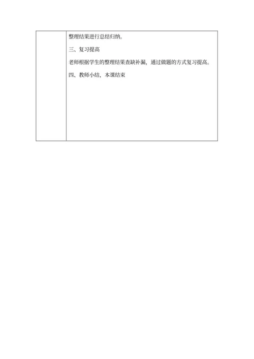 小学数学教学教案word模板