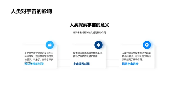 探索宇宙教学报告PPT模板