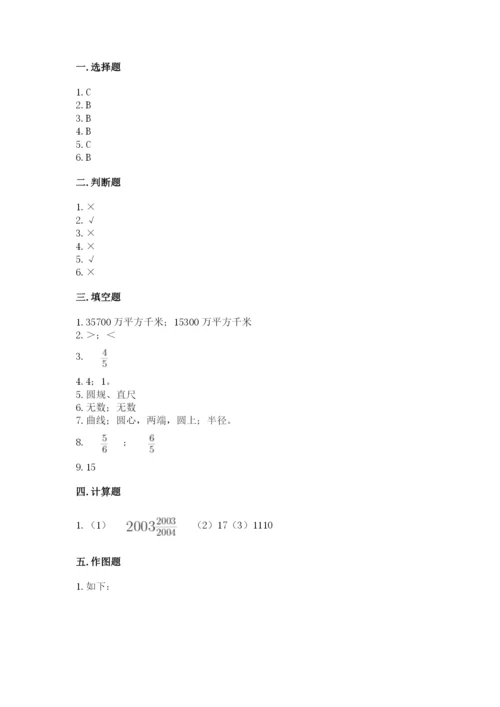 小学数学六年级上册期末考试试卷附参考答案【b卷】.docx