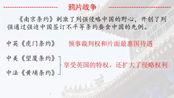 第一单元：中国开始沦为半殖民地半封建社会 期末复习课件 统编版八年级历史上册